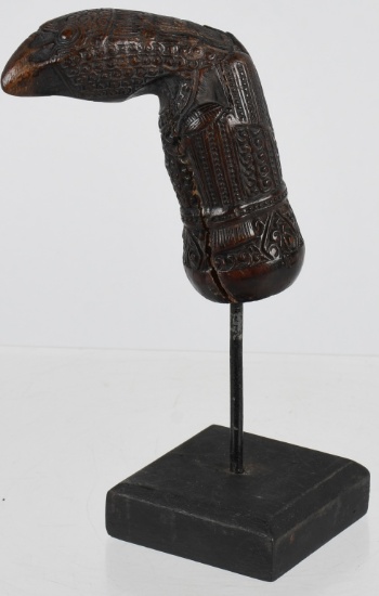SUMATRA WOOD KERIS KRIS HANDLE ca 19th C