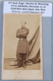 CIVIL WAR CDV ID'd NAVY ASST ENGINEER USS ADELAIDE