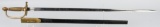 CIVIL WAR MODEL 1840 NCO SWORD & SCABBARD
