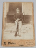 SPAN AM WAR 8th INFANRY CABINET CARD PHOTO ID'd