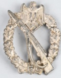 WWII NAZI GERMAN INFANTRY ASSAULT BADGE IN SILVER