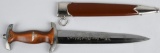 WWII NAZI GERMAN M33 SA DAGGER BY GUSTAV SPITZER