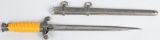 WWII NAZI GERMAN ARMY DAGGER BY F. W. HOLLER