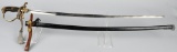 WWII NAZI GERMAN LION HEAD OFFICERS SWORD BY KLAAS