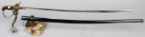 WWII NAZI GERMAN EM/NCO SWORD BY ALCOSO W/ HANGER