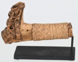 DAYAK BORNEO SWORD HANDLE ca. 19th C.