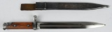 WWII RUSSIAN SVT 40 TOKAREV BAYONET & SCABBARD