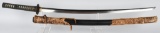 JAPANESE KATANA SWORD SIGNED TANG w/ SAYA 1540