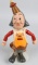 IDEAL NOVELTY CO KING LITTLE WOOD JOINTED FIGURE