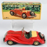 BANDAI Tin Friction MG MIDGET SPORTS CAR w/ BOX