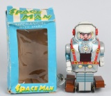 JAPAN Tin Windup SPACE MAN w/ BOX