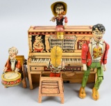 UNIQUE ART Tin Windup LIL ABNER BAND