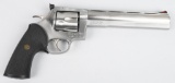 SCARCE STAINLESS DAN WESSON REVOLVER