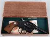 BOXED COLT OFFICIAL POLICE DOUBLE ACTION REVOLVER