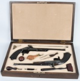 CASED SPANISH CONTEMPORARY DUELING SET OF PISTOLS