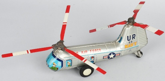 JAPAN TIN FRICTION US AIR FORCE HELICOPTER
