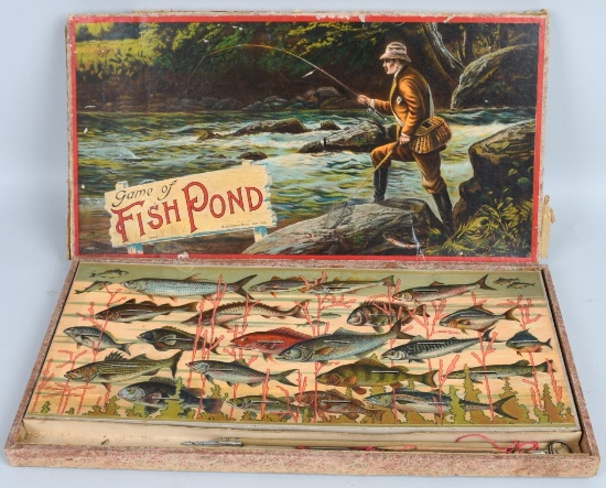 1903 McLOUGHLIN BROS. GAME OF FISH POND