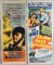 2- 1940s-50's WESTERN COLOR INSERT MOVIE POSTERS