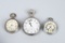 3-VINTAGE POCKET WATCHES