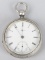 HEWITT KEY WIND POCKET WATCH, 18-S