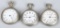 3- ANTIQUE POCKET WATCHES SIZE 18