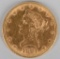 1881 LIBERTY $10.00 U.S. GOLD COIN