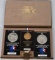 1984 OLYMPICS GOLD & SILVER COIN SET