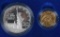 US LIBERTY 3 COIN SET .25ozt GOLD 1.5ozt SILVER