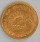 1854 US $1 LIBERTY PRINCESS HEAD GOLD COIN