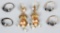 3- SETS OF VICTORIAN EAR RINGS