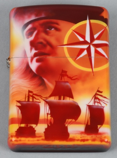 ZIPPO MAZZI AIRBRUSH "COLUMBUS-ORANGE" LIGHTER