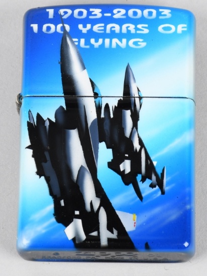 ZIPPO MAZZI AIRBRUSH "100 YEARS FLYING" LIGHTER