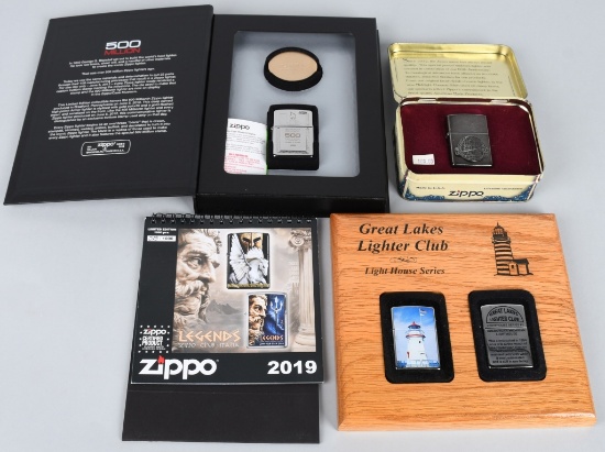 ZIPPO LIMITED EDITION LIGHTER GROUPING