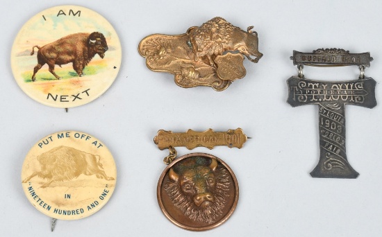 1901 BUFFALO PAN AMERICAN EXPO PINS