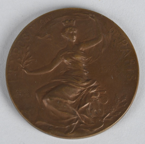 1900 PARIS EXPOSITION BRONZE MEDAL
