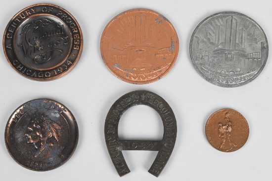 1933 CHICAGO WORLDS FAIR MEDALS