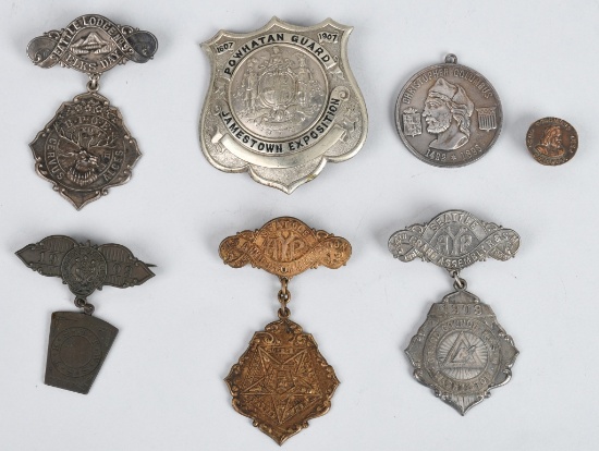 JAMESTOWN EXPO BADGE & MORE