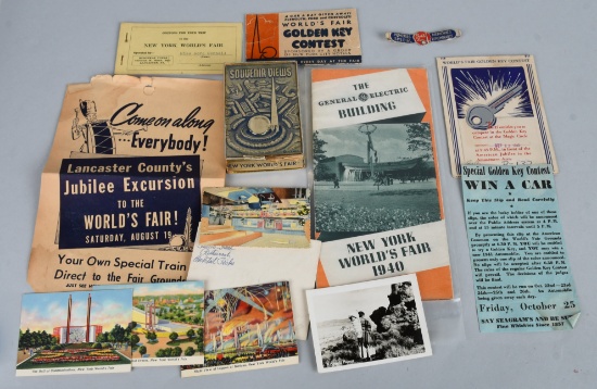 1939-1940 NEW YORK WORLDS FAIR SOUVENIR PAPER