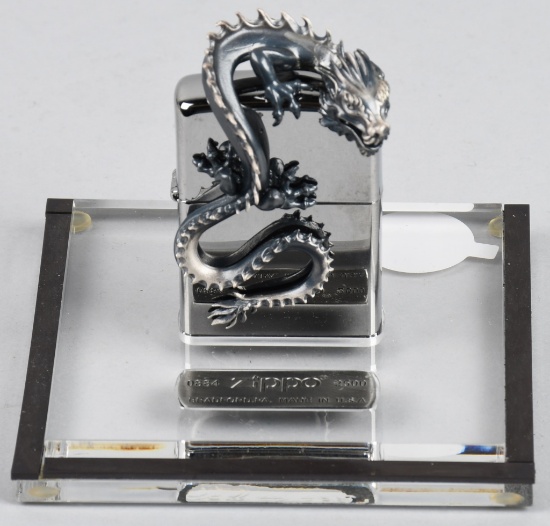ZIPPO 3-D DRAGON LIMITED EDITION LIGHTER w/ CASE