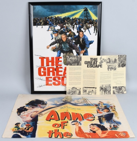 2- MOVIE POSTERS GREAT ESCAPE and MORE