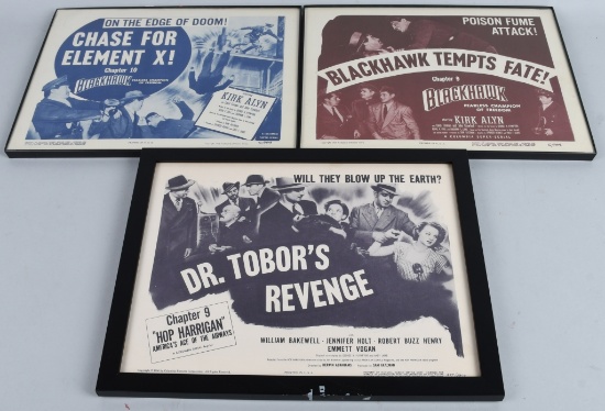 3- VINTAGE MOVIE LOBBY CARDS