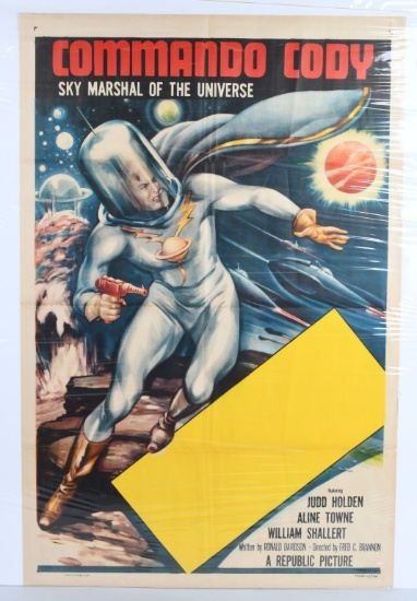 1953 COMMANDO CODY MOVIE POSTER