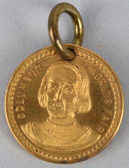10k Gold COLUMBIAN EXPOSITION MEDAL