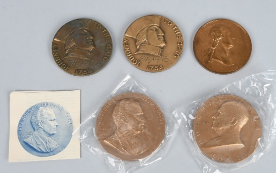 5- PRESIDENTAL MEDALLIONS