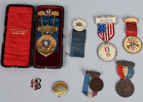 LOT OF RIBBONS & MEDALS