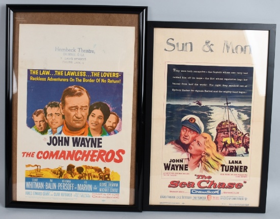 2- JOHN WAYNE MOVIE POSTERS
