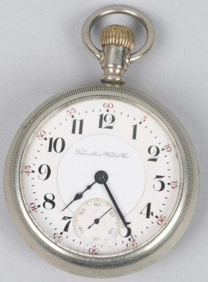 HAMILTON POCKET WATCH 18-S, 17-J, 1907
