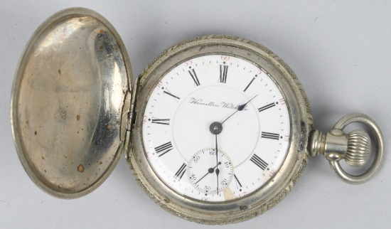 HAMILTON POCKET WATCH 18-S, 17-J, 1906