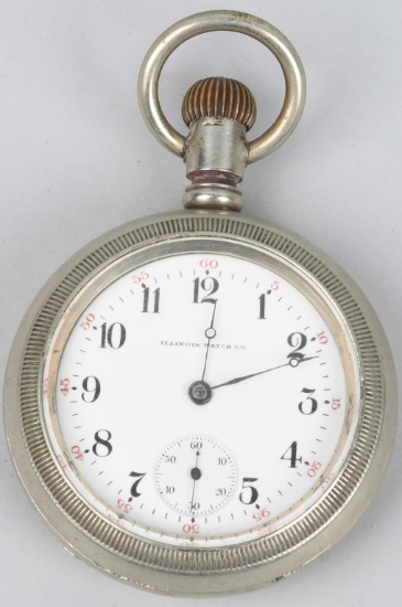 ILLINOIS POCKET WATCH 18-S, 17-J, 1902