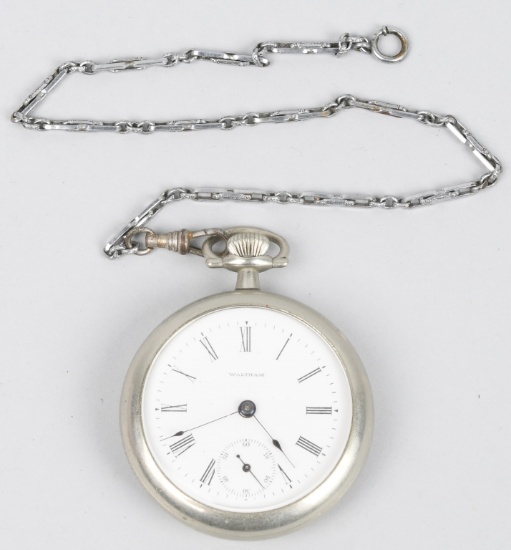 WALTHAM POCKET WATCH, 18-S, 15-J, 1904